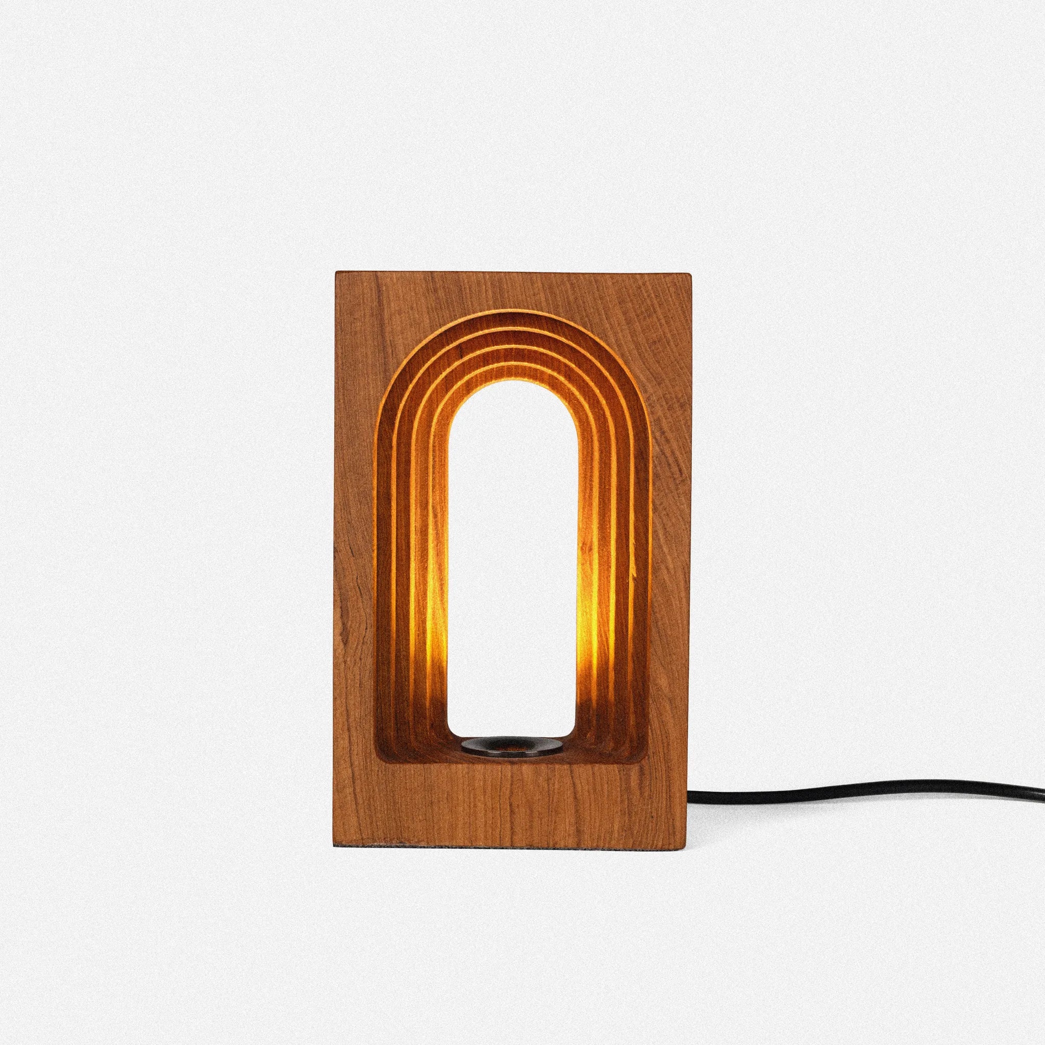 Arc Lamp (Short) - Teakwood homeware by Tectona Living (image 3)