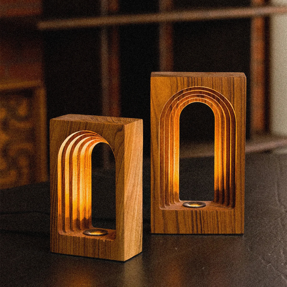 Arc Lamp (Tall) - Teakwood homeware by Tectona Living (image 5)