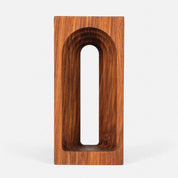Arc Tealight (Short) - Teakwood homeware by Tectona Living (image 1)