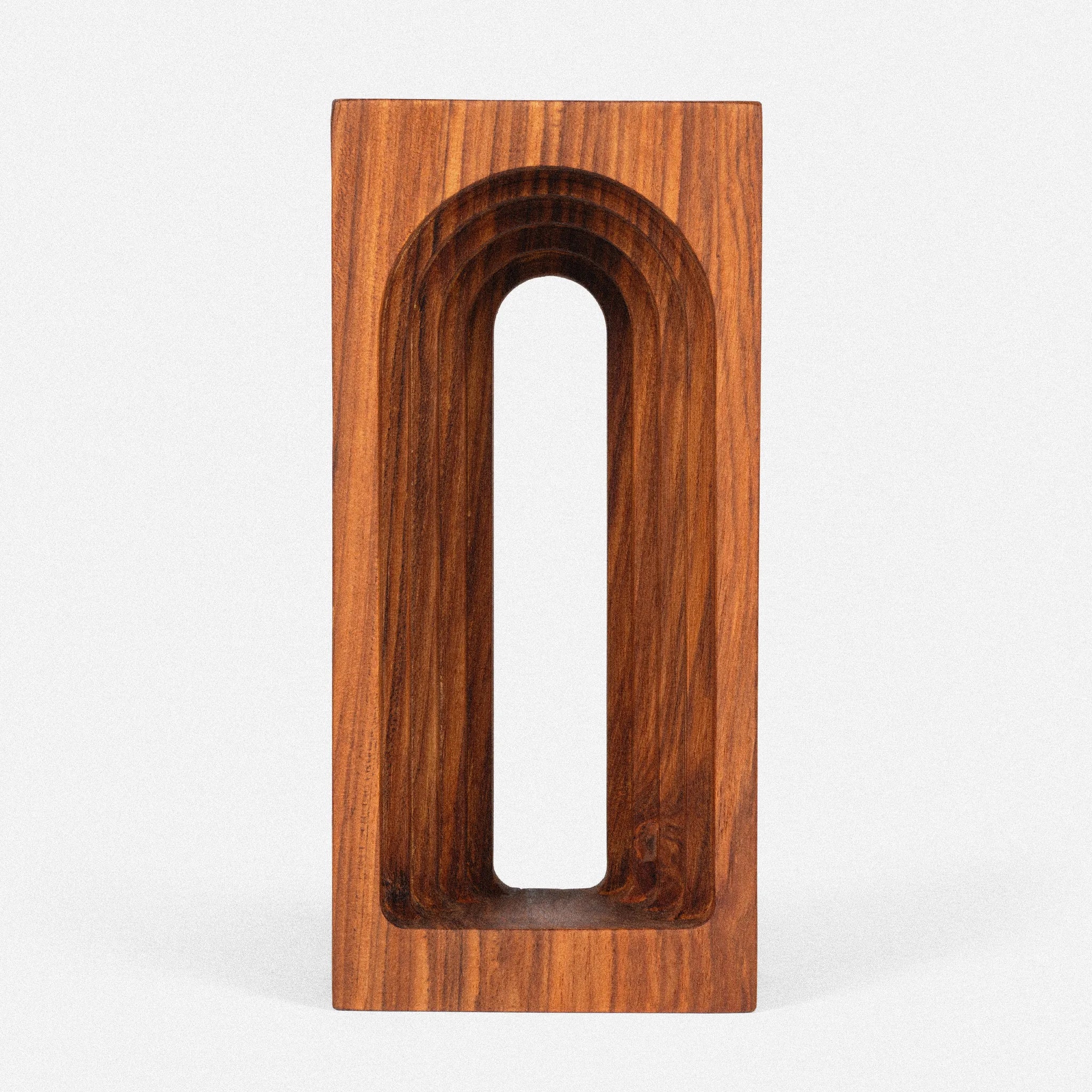 Arc Tealight (Short) - Teakwood homeware by Tectona Living (image 1)