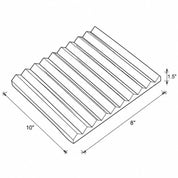 Crinkle Platter (Small) - Teakwood homeware by Tectona Living (image 4)