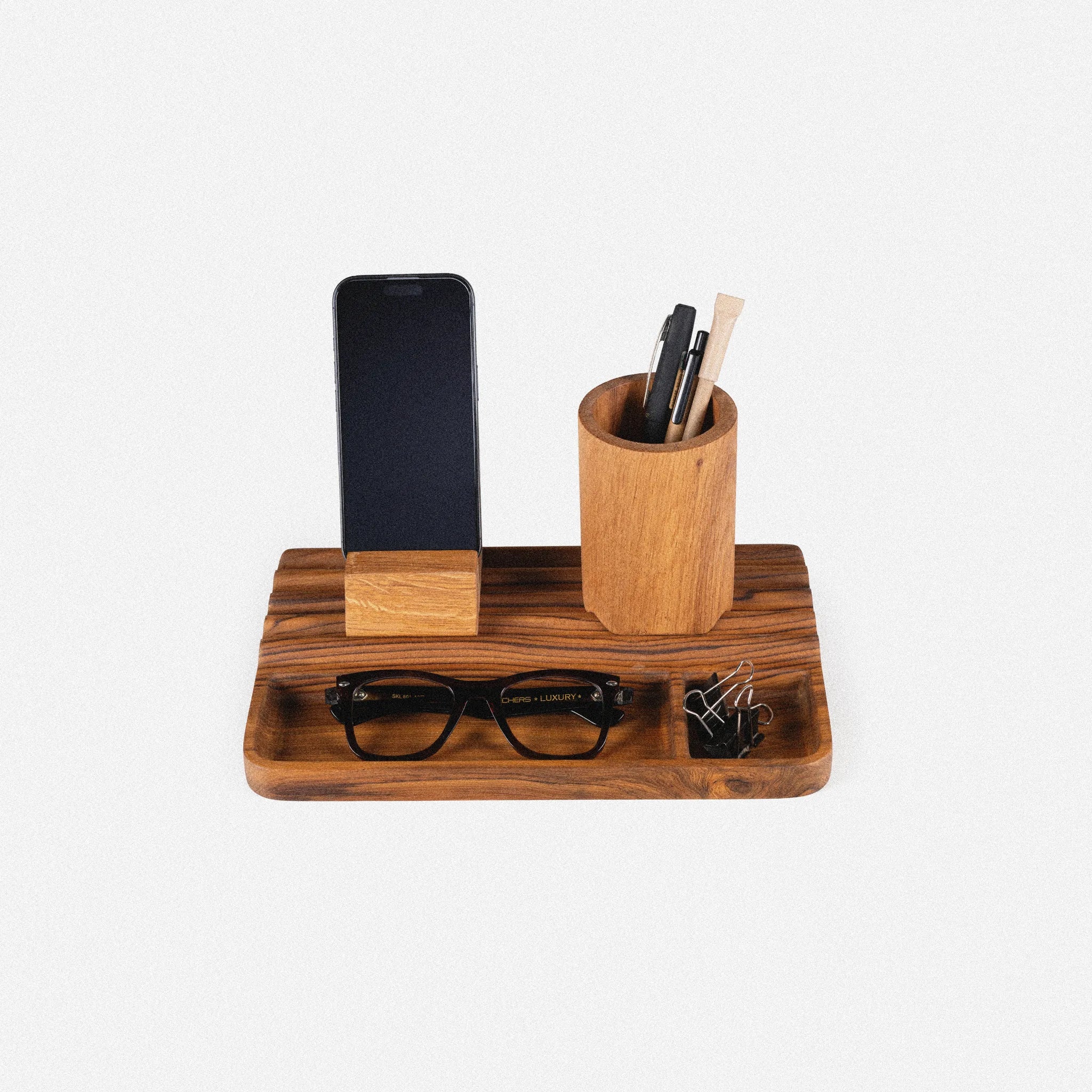 Desk Organizer - Teakwood homeware by Tectona Living (image 1)