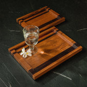 Linea Platter (Small) - Teakwood homeware by Tectona Living (image 2)