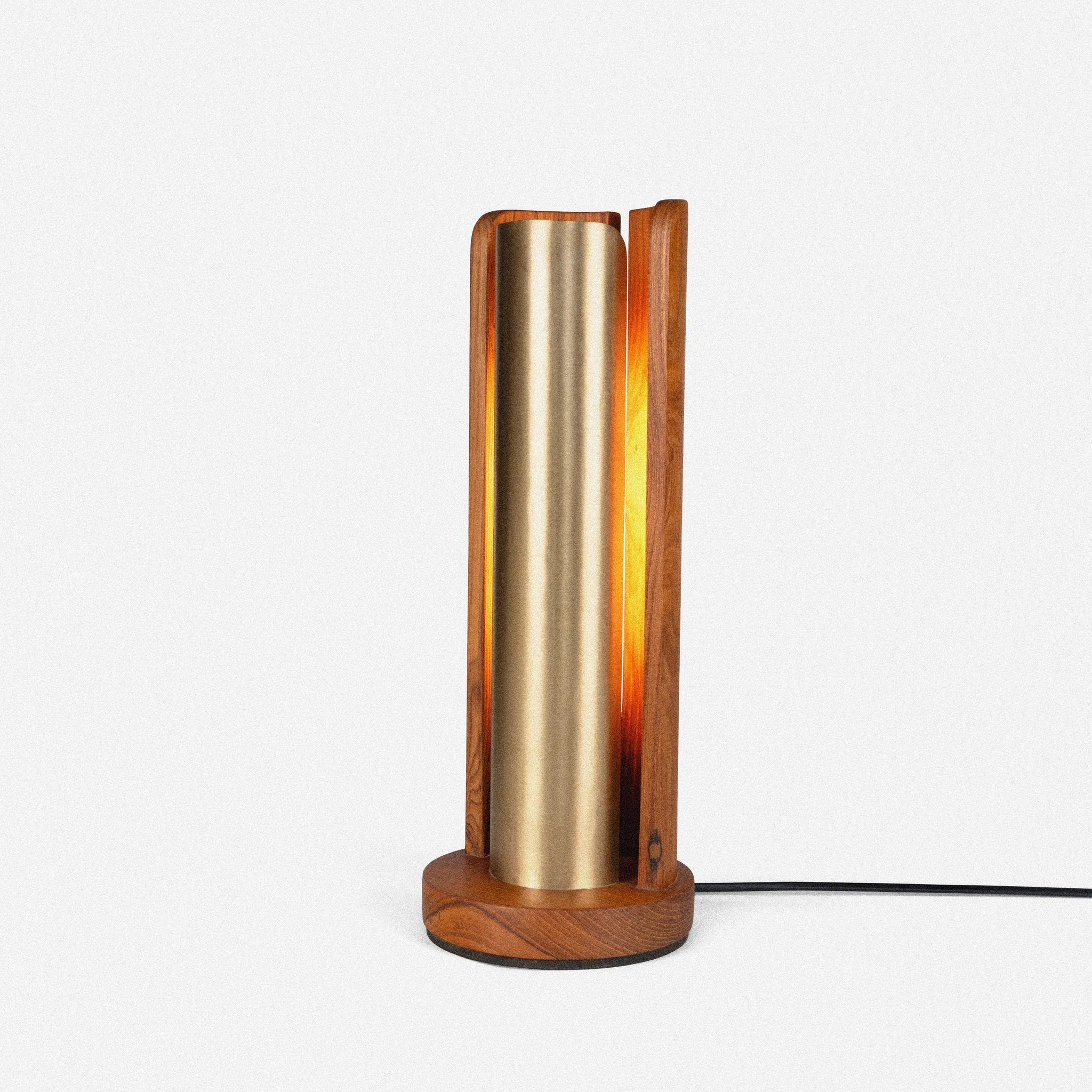 Maze Lamp - Teakwood,  SS with Brass Finish homeware by Tectona Living (image 3)