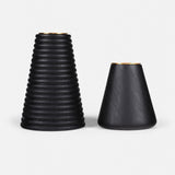 Noir Candle Stand Set of 2 (Black)