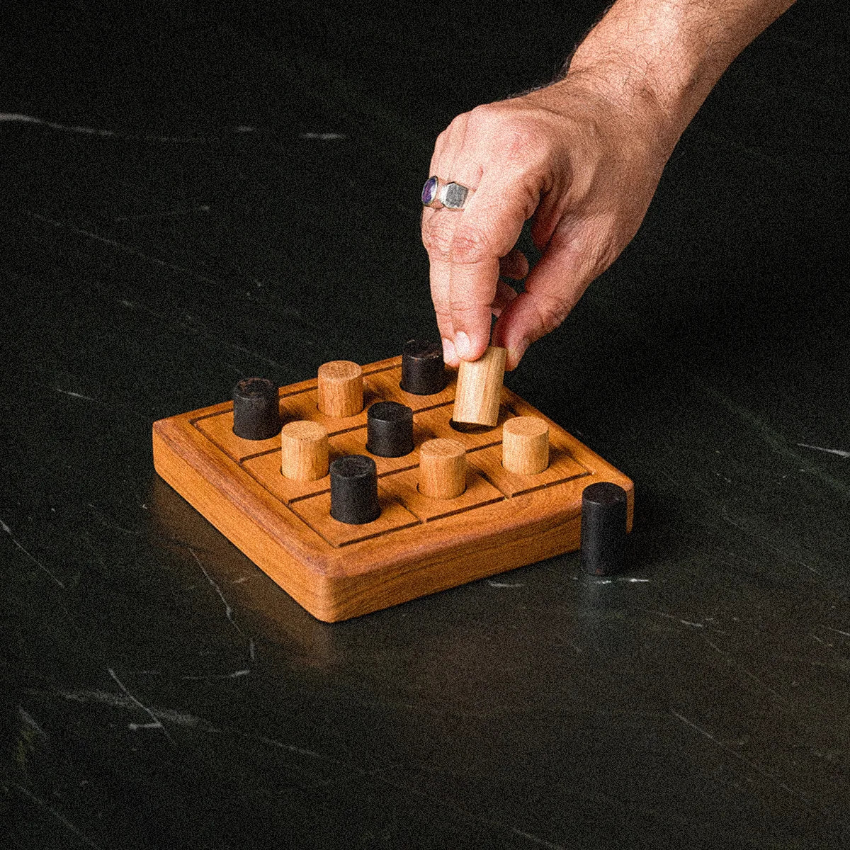 Noughts & Crosses - Teakwood homeware by Tectona Living (image 3)