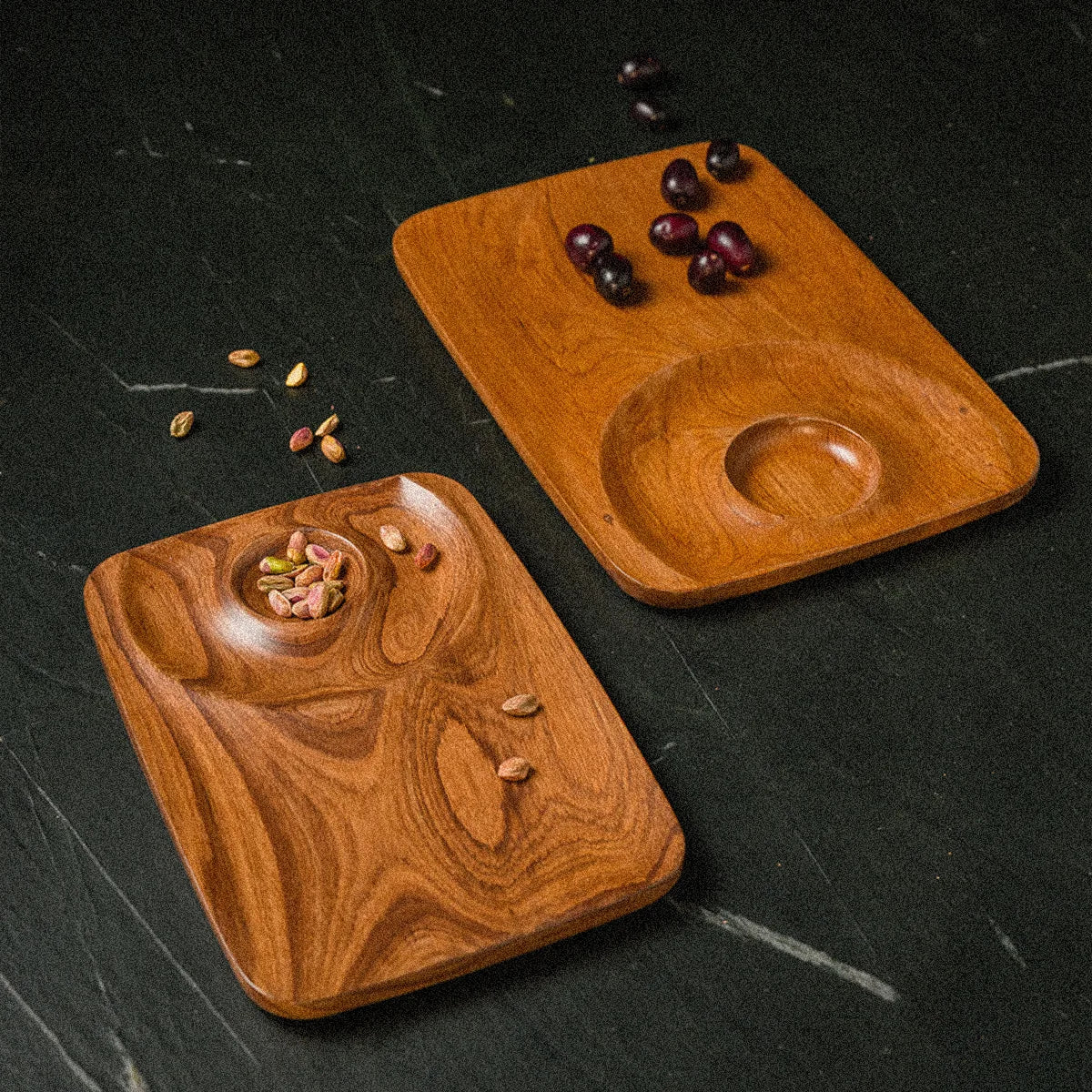 Ripple Platter (Large) - Teakwood homeware by Tectona Living (image 2)