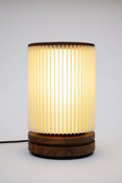 Zen Table Lamp (White shade) - Teakwood, 3D PETG homeware by Tectona Living (image 2)